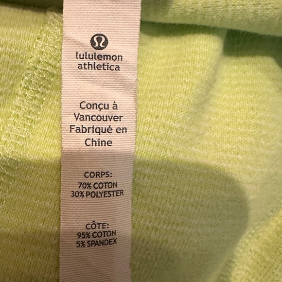 Lululemon lime green scuba hoodie size 4 - Picture 6 of 6
